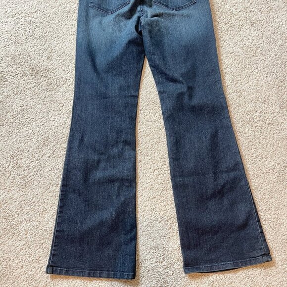 NYDJ Jeans Womens Sz 10 Bootcut Embellished Demin Mid Rise Stretch Lift Tuck - Picture 16 of 16